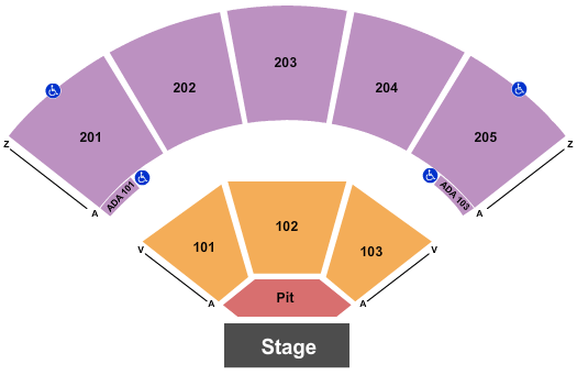 Brandon Amphitheater Zach Top Seating Chart